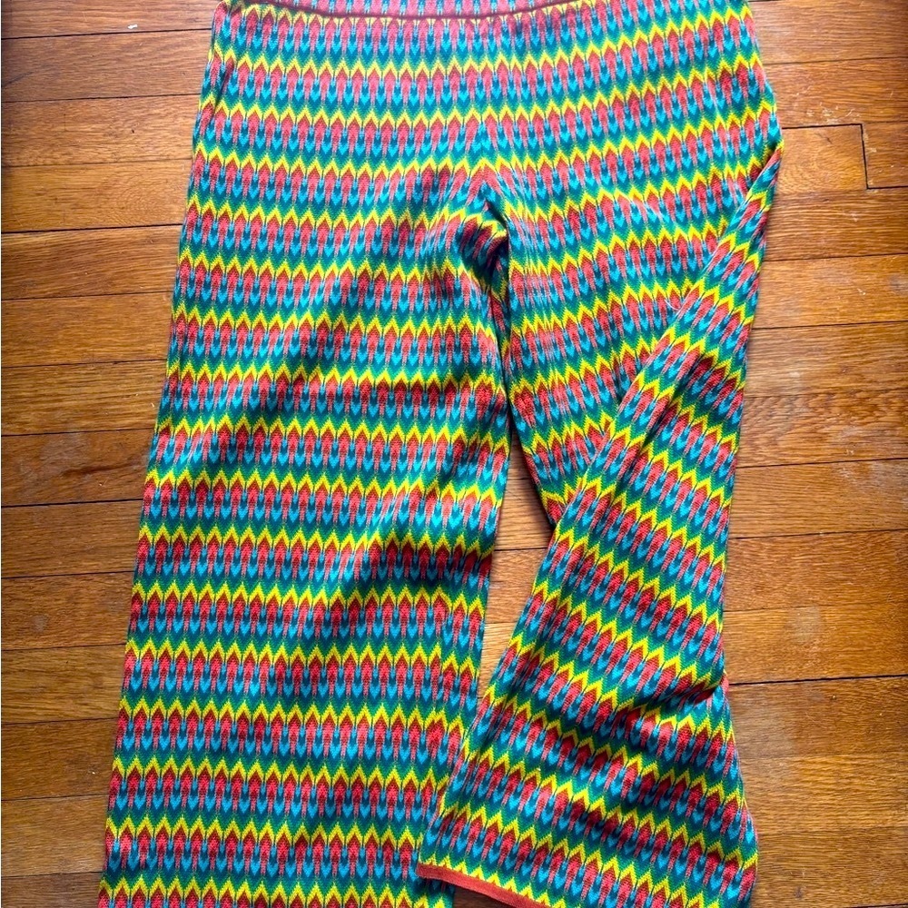 King Louie NWT Knit Set Colorful Chevron L - Picture 2 of 5